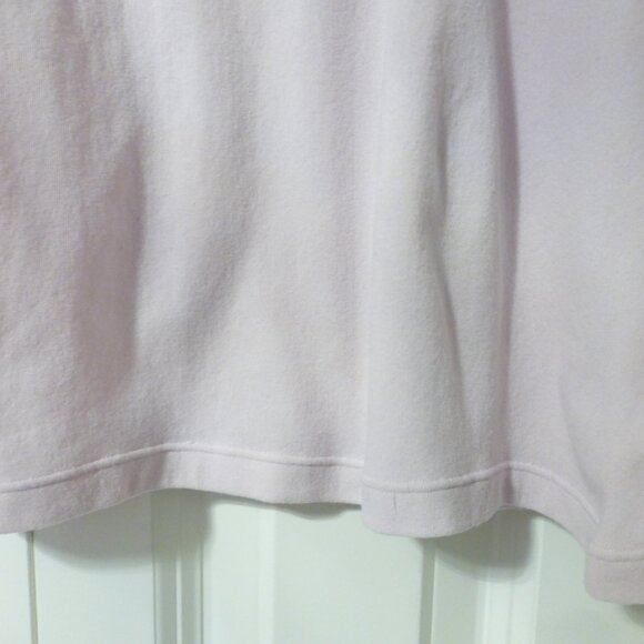 FOREVER 21 light baby pink form fitting top with floral accents - Picture 5 of 7